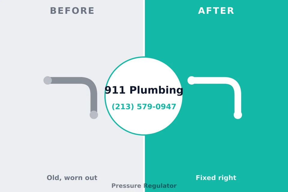 Before and after: plumbing repair Kingstown, MD